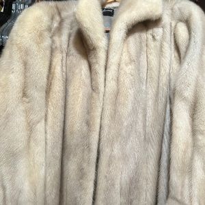 Fur long coat vintage 1990’s gorgeous style  from Saks Fifth Ave NYC .